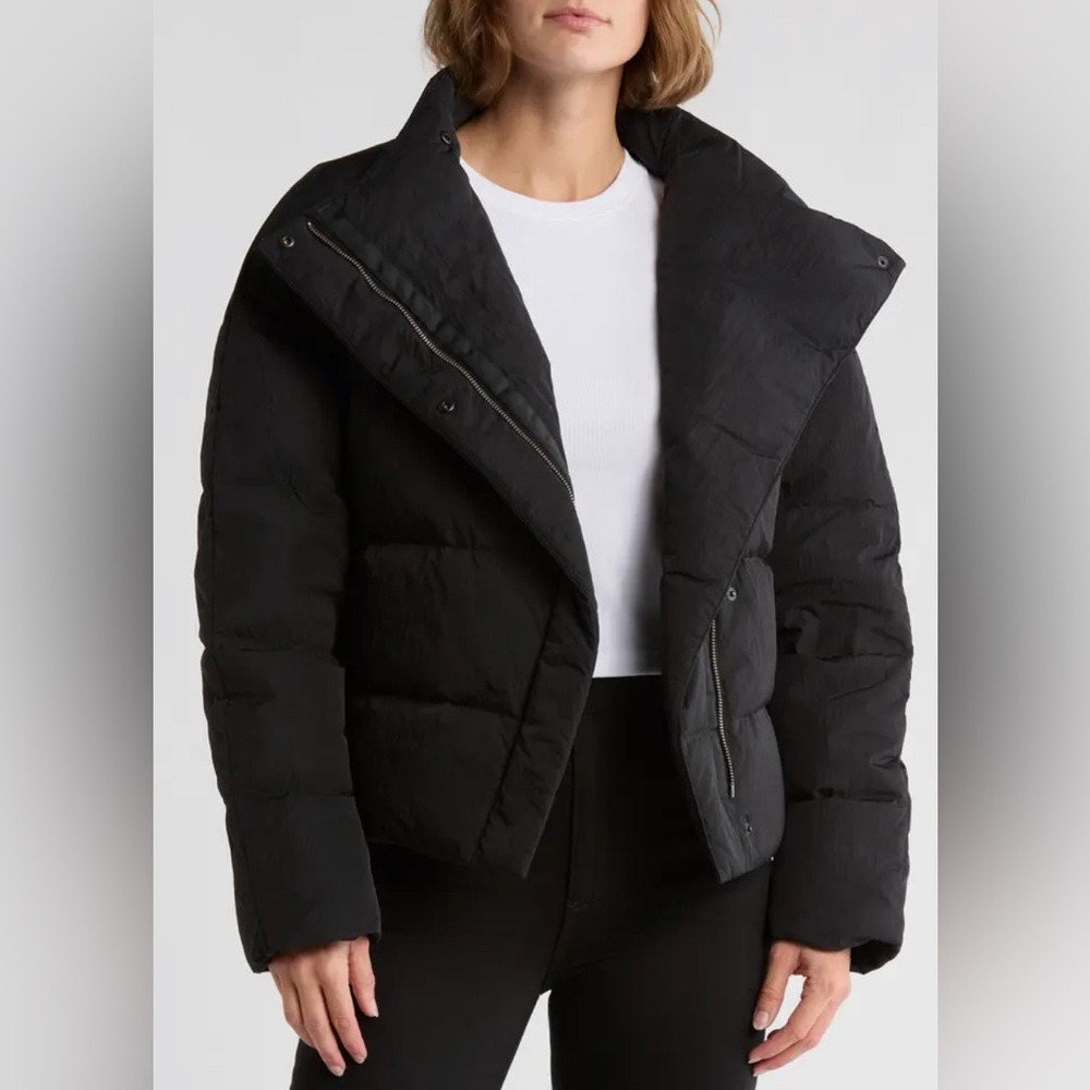 Theory Black Puffer Jacket